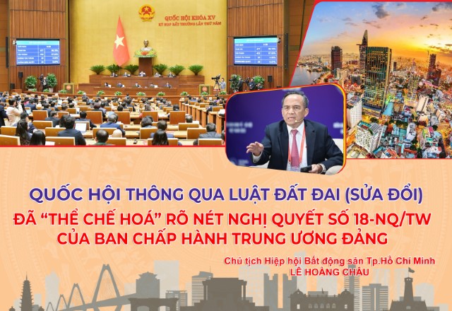 GÓC NHÌN: 08 ''ĐIỂM NHẤN'' TRONG LUẬT ĐẤT ĐAI (SỬA ĐỔI) 2024 ĐÃ ''THỂ CHẾ HOÁ'' RÕ NÉT NGHỊ QUYẾT SỐ 18-NQ/TW CỦA TRUNG ƯƠNG